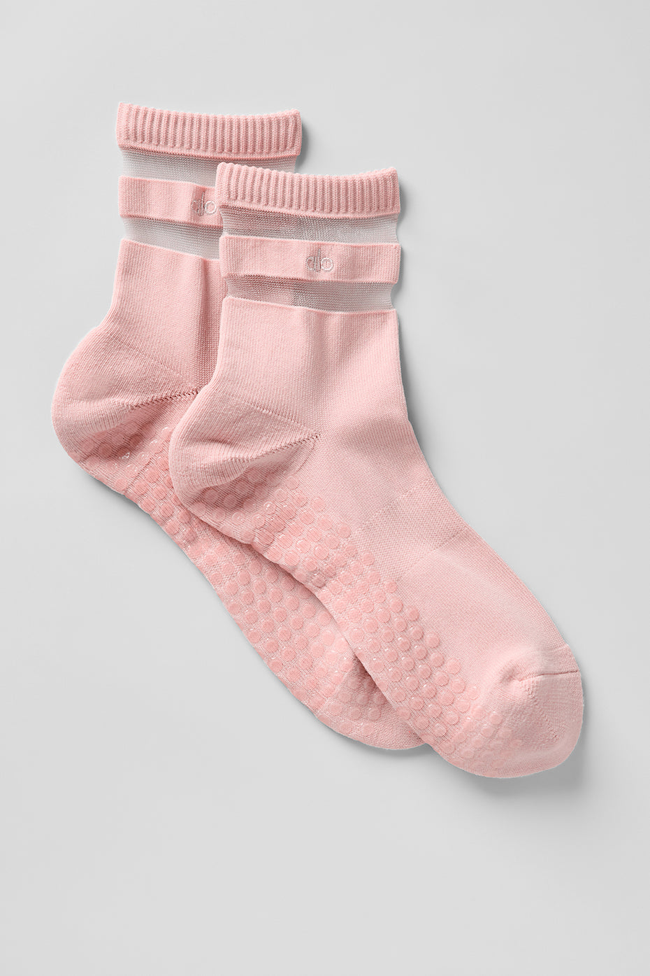 Women's Pulse Grip Sock - Pink Quartz | ALO