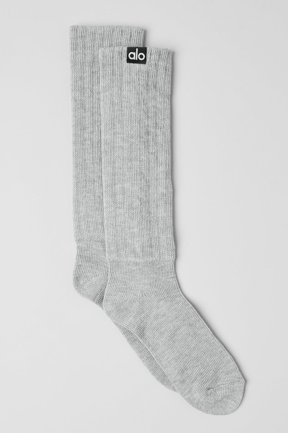 Unisex Scrunch Sock - Athletic Heather Grey | ALO