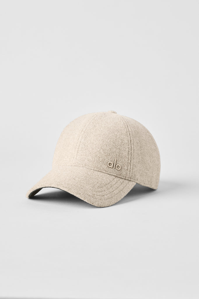 aloキャップ Prestige Off-Duty Cap - Cream Heather | ALO