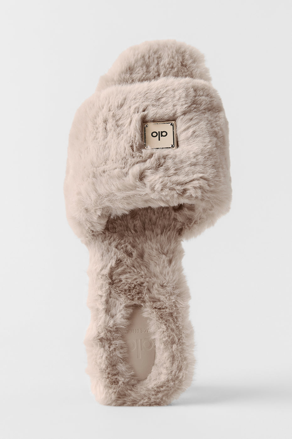 新品未使用　alo パンツ ALO Classico Faux Fur Sandal - Oat | ALO