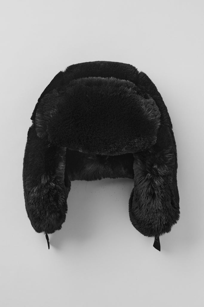 Faux Fur Starstruck Hat - Black | ALO