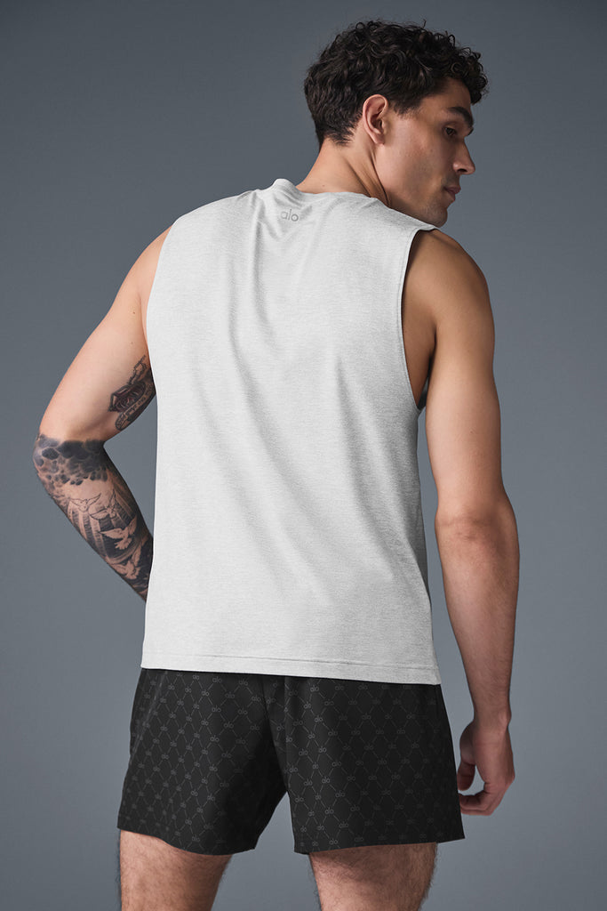 【新品未使用】Alo Mens Conquer Muscle Tank Conquer Muscle Tank - Black | ALO