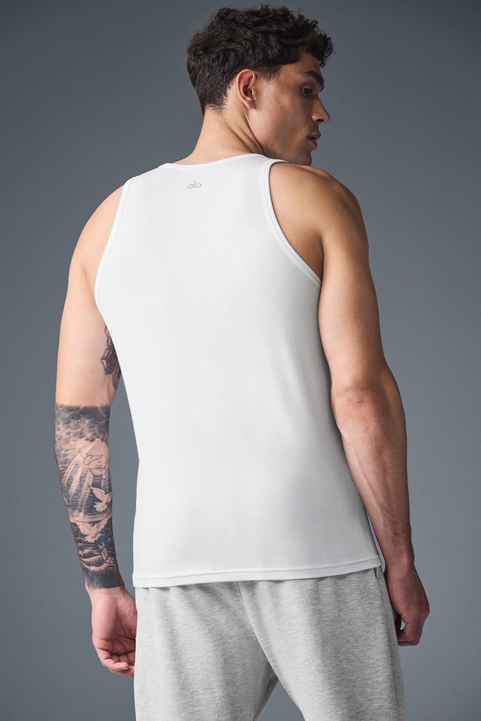 Everyday Modal Rib Tank - White | ALO