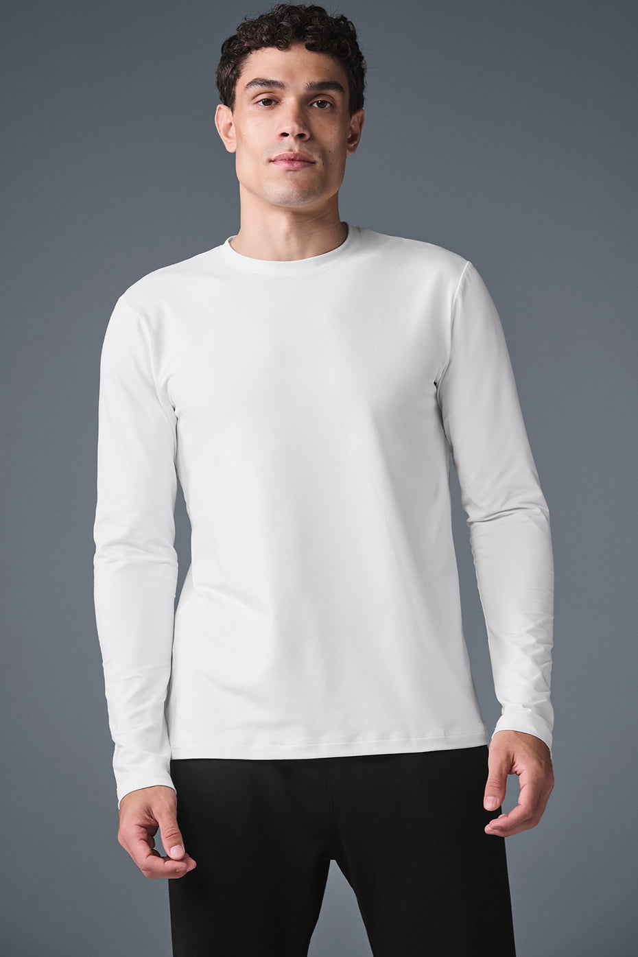 Conquer Reform Crewneck Long Sleeve - White | ALO