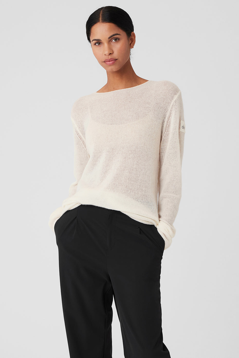 Scoop Hem Cashmere Sweater with Heart Elbow Patches - Camel/Ivory – Double  R Brand - Dallas
