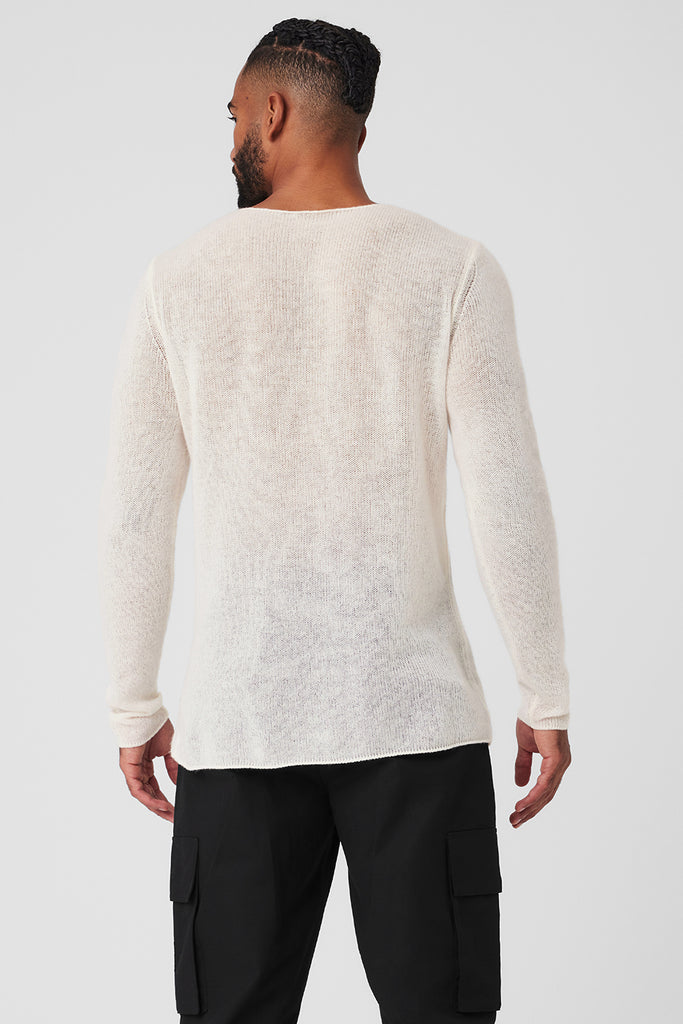 Cashmere Reform Long Sleeve - Ivory | ALO