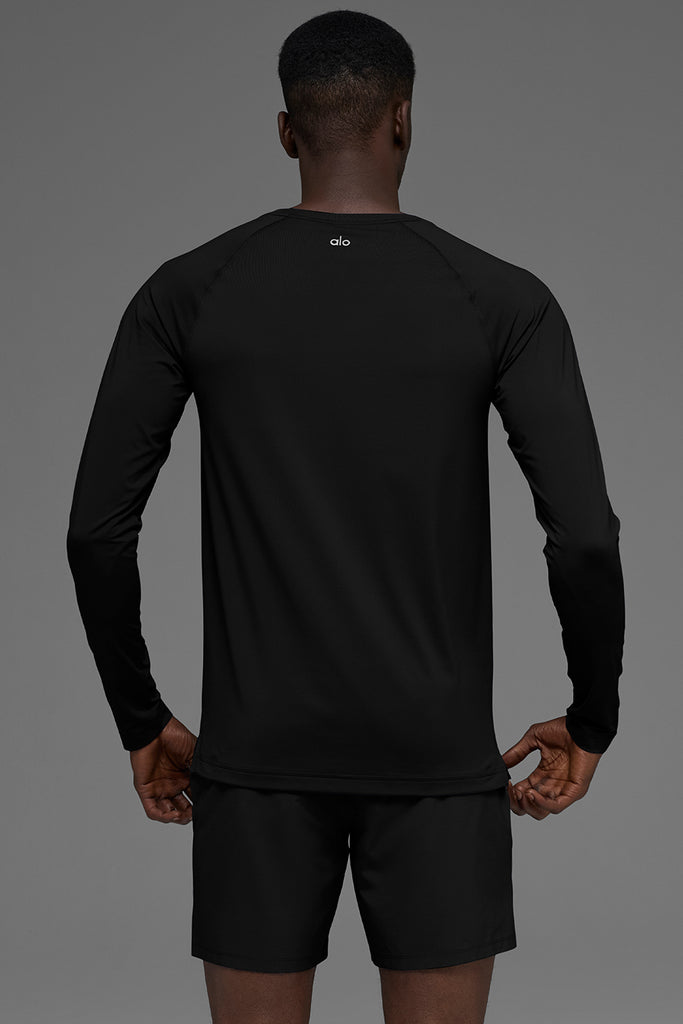 Idol Crewneck Long Sleeve - Black | ALO