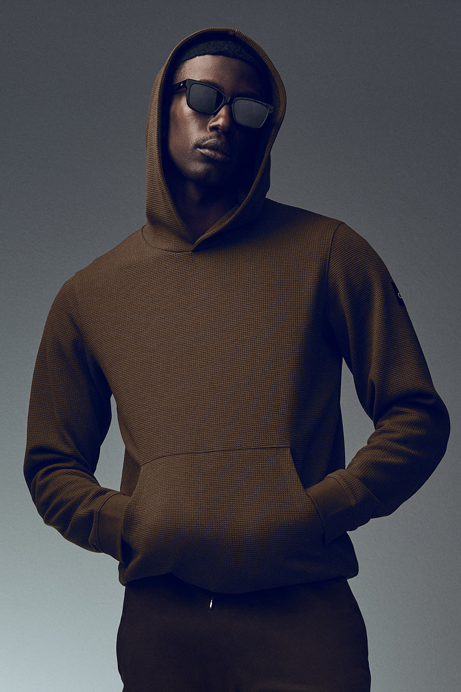 Waffle Lounge Hoodie - Espresso | ALO