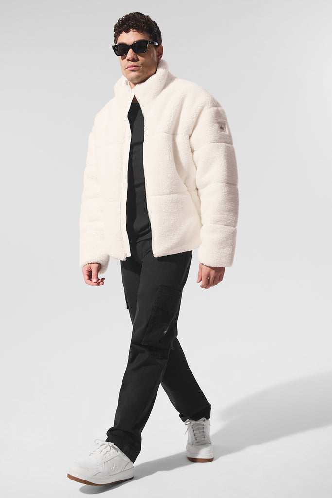 Sherpa Stage Puffer - Ivory | ALO