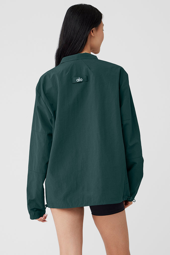 Alo Yoga Women's Soho Pullover, Midnight Green, X-Small : :  Clothing, Shoes & Accessories