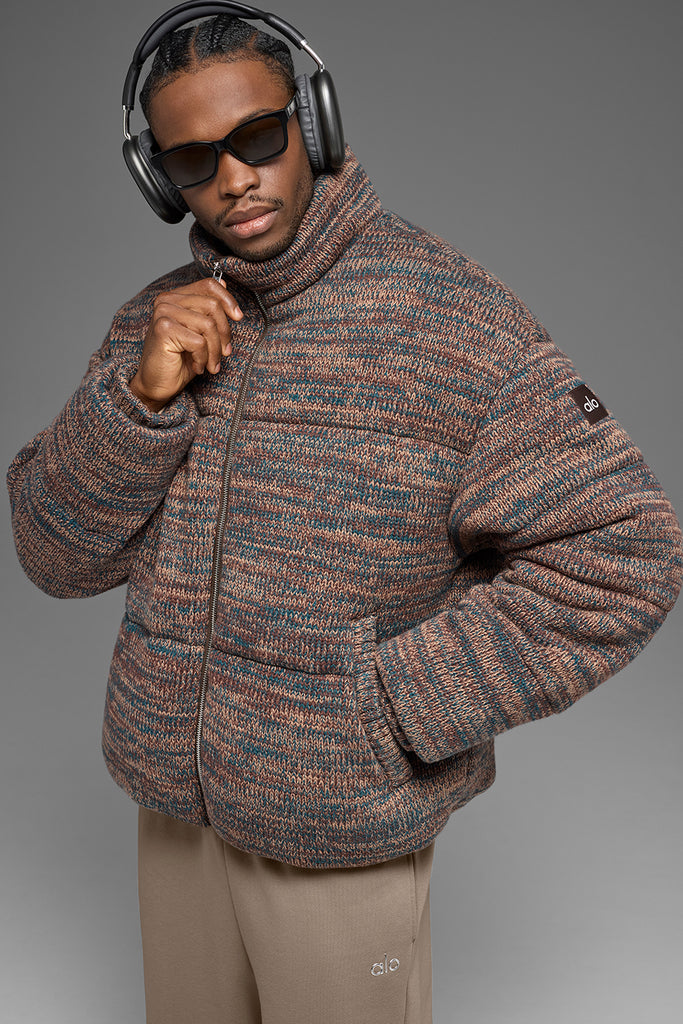 Stage Sweater Puffer - Brown Multi | ALO
