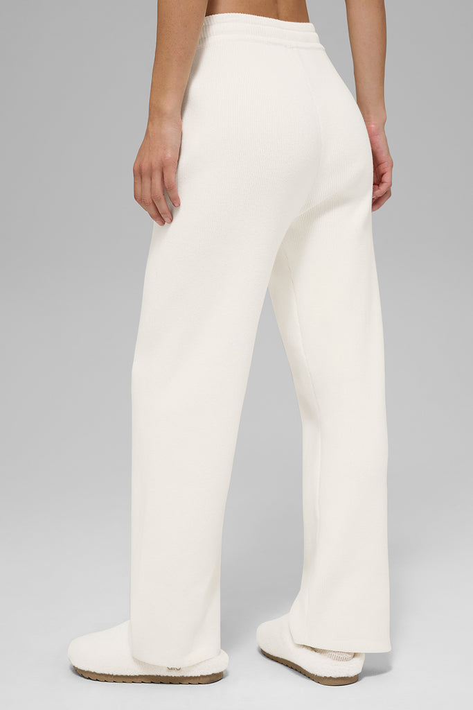 Scholar Straight Leg Sweatpant - Ivory | ALO