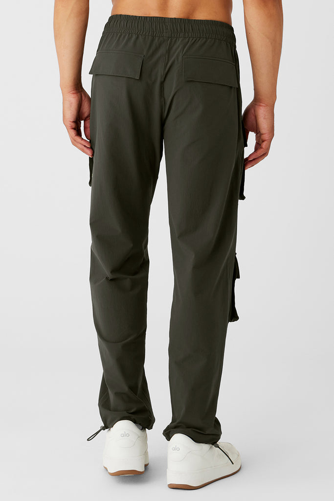 Alo It Girl Cargo Pant - Small - Olive Green