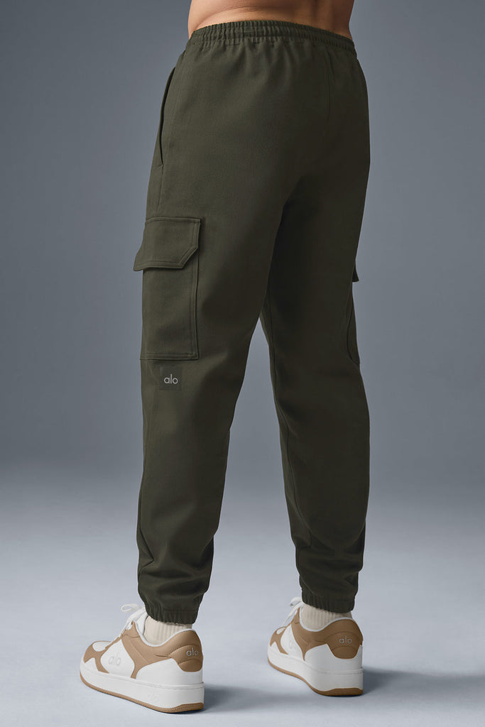 Cashmere Men Alo Yoga Lounge Moto Jogger Para Hombre, Jungle