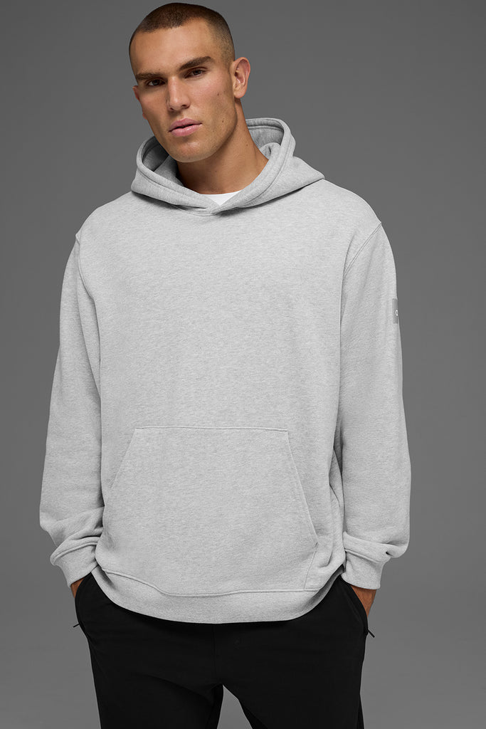 Renown Heavy Weight Hoodie - Athletic Heather Grey | ALO