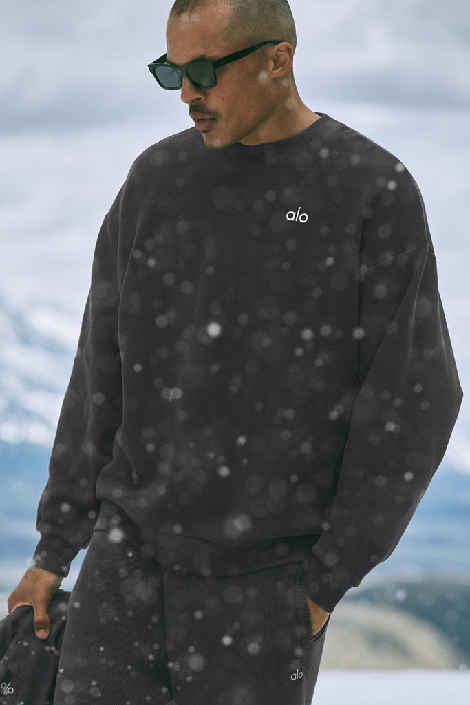 Accolade Crew Neck Pullover - Anthracite | ALO