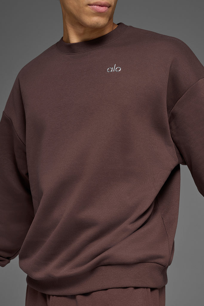 Accolade Crew Neck Pullover - Brownstone | ALO