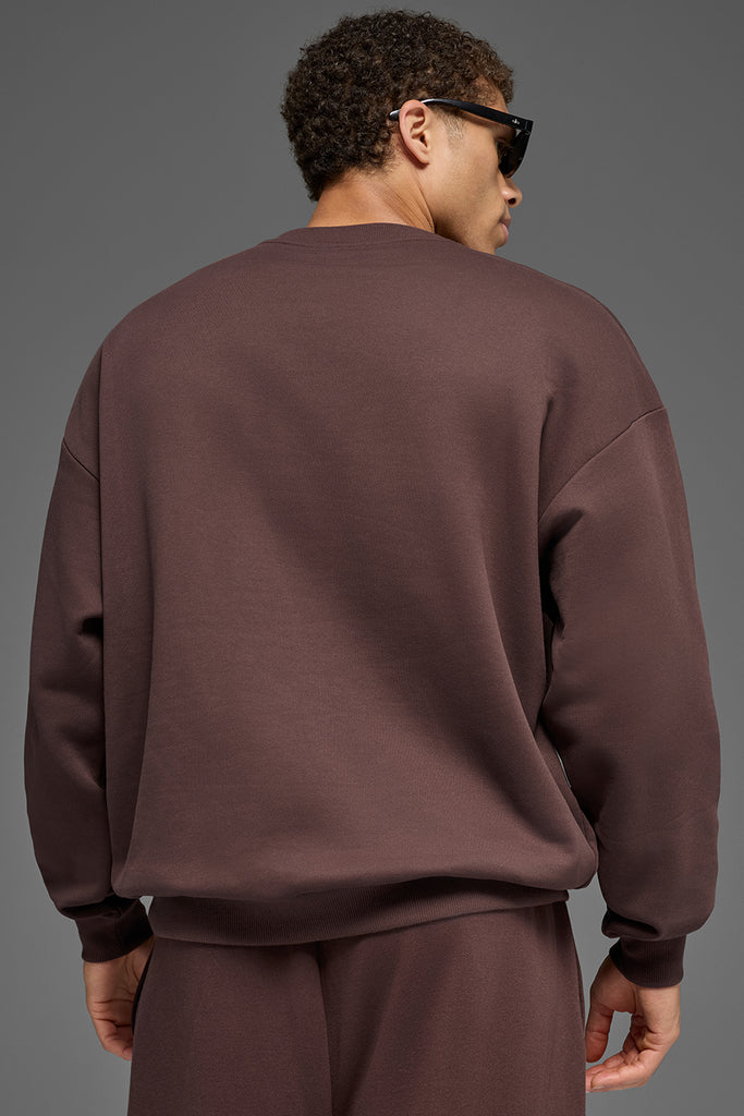 Accolade Crew Neck Pullover - Brownstone | ALO