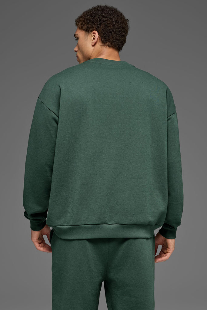 Accolade Crew Neck Pullover - Clover Green | ALO
