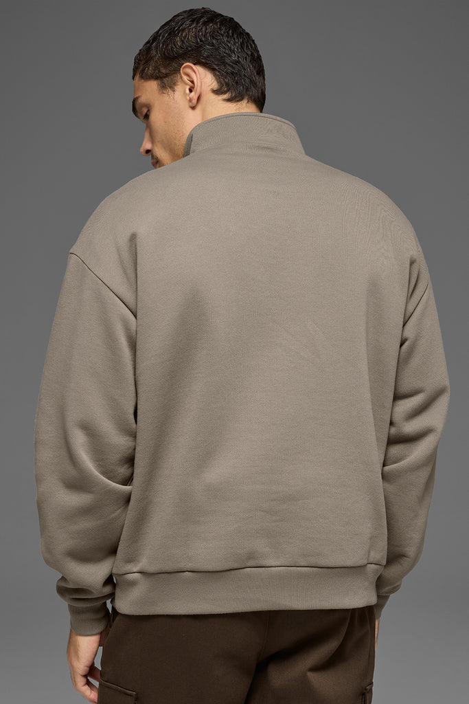 Accolade 1/4 Zip Pullover - Light Cocoa | ALO