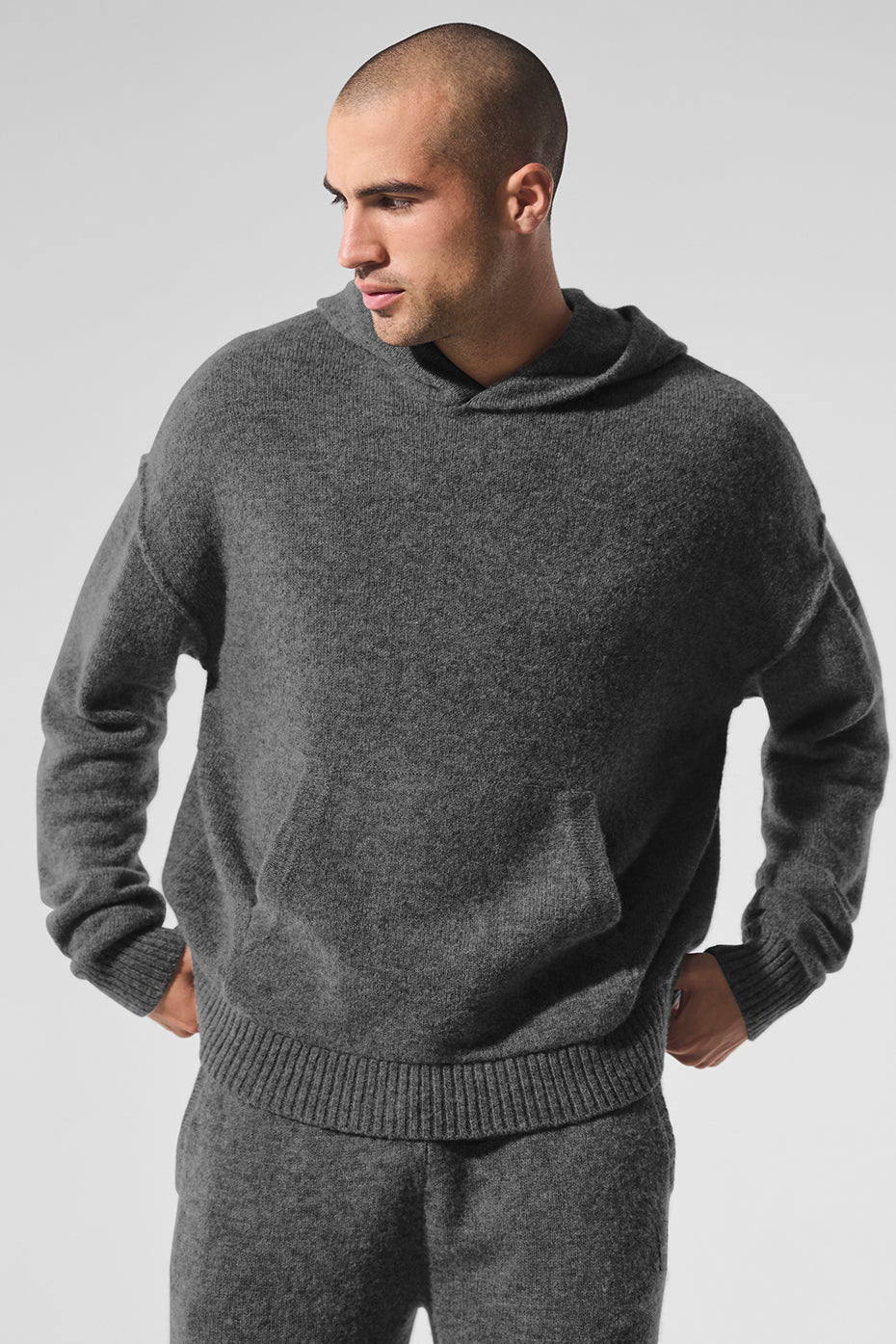 スノーボード LA スウェット XXXL Wool Cashmere New Class Hoodie - Platinum Grey | ALO