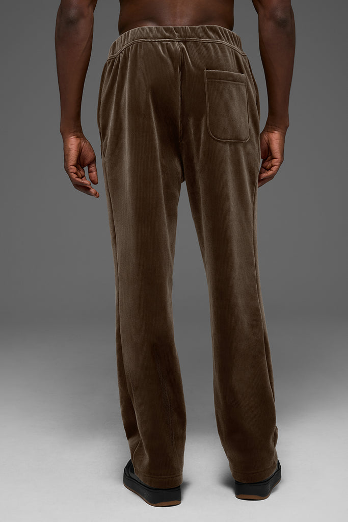 ザロウ　Rulo pants Velour Baller Pant - Espresso | ALO