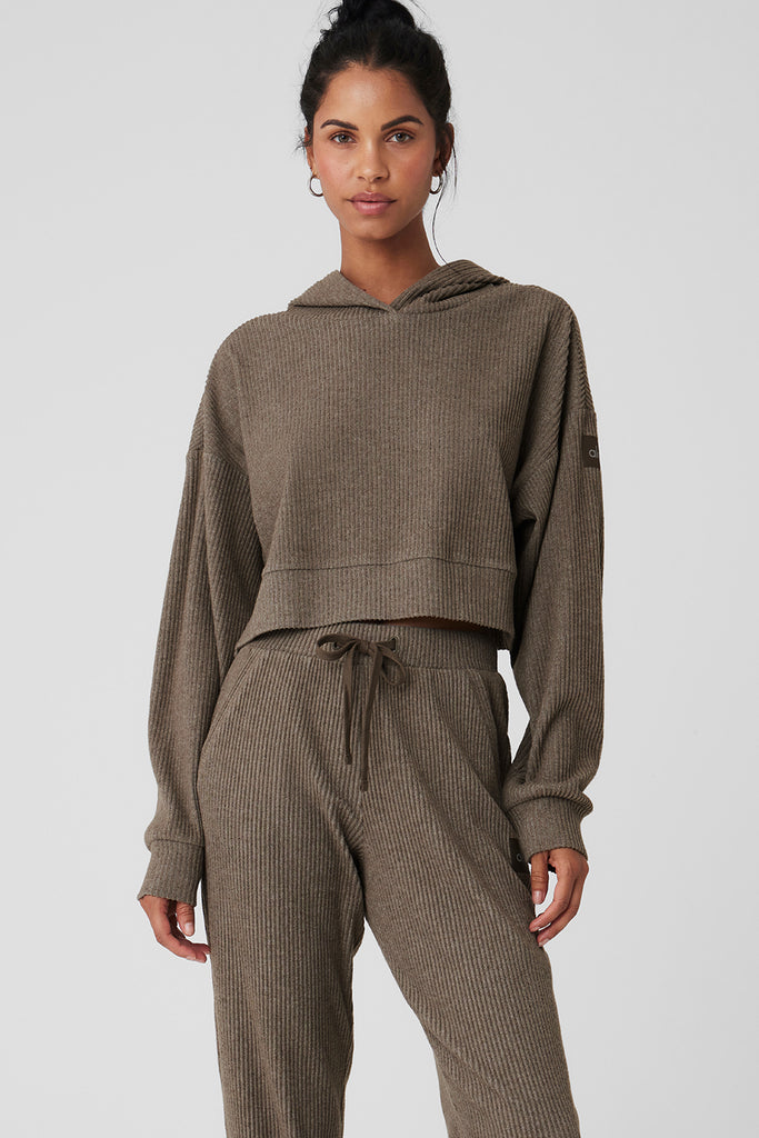 Muse Hoodie Olive Tree Heather Alo Yoga