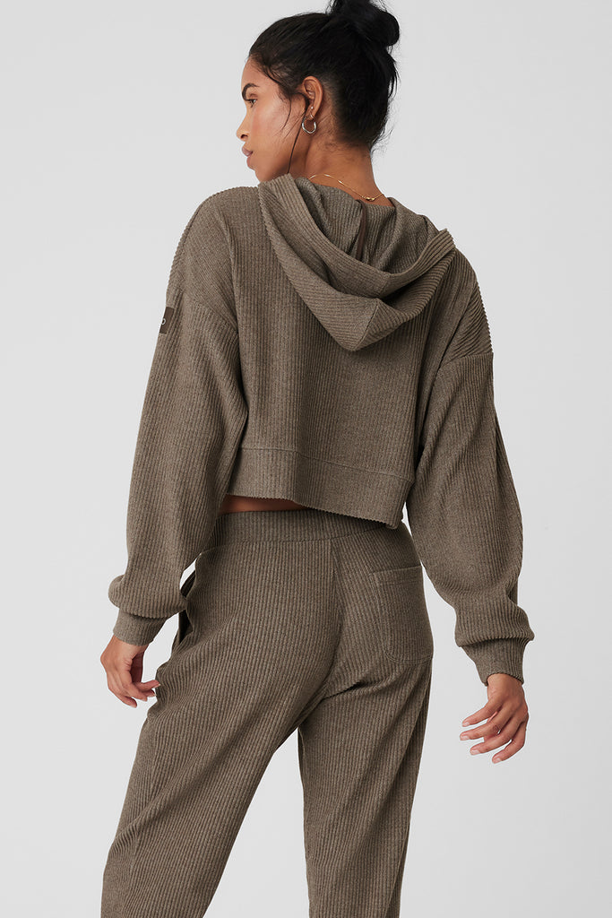 Muse Hoodie Olive Tree Heather Alo Yoga