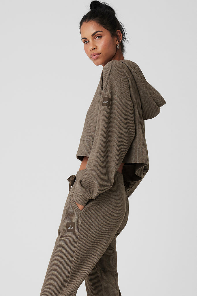 Muse Hoodie Olive Tree Heather Alo Yoga
