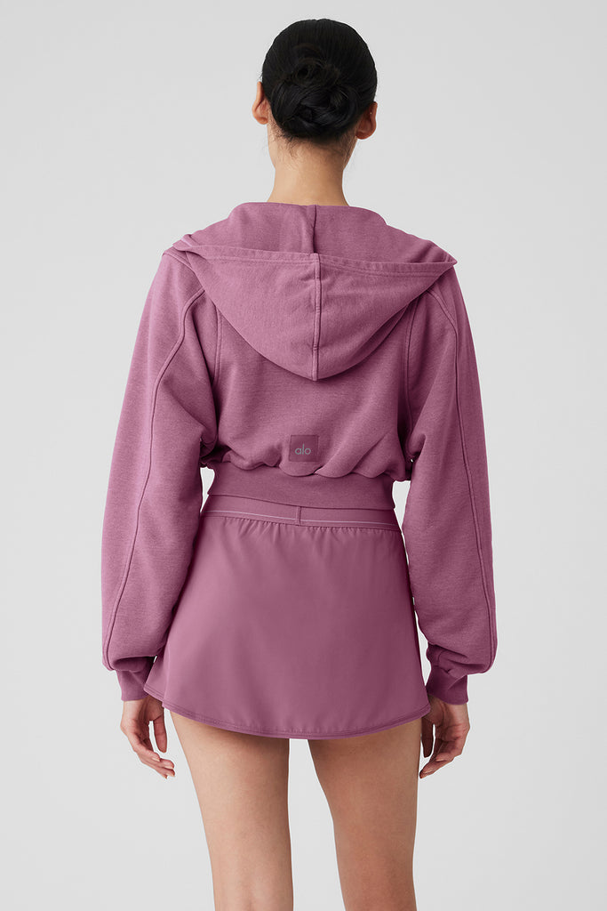 Alo Accolade Hoodie in Soft Mulberry : r/aloyoga