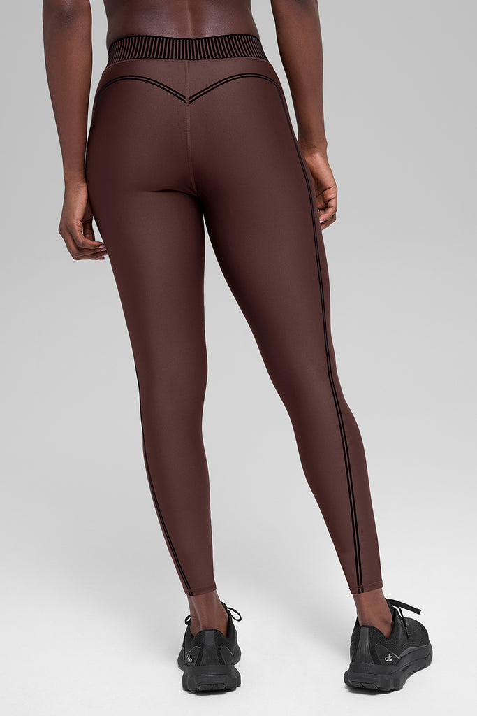Airlift High-Waist 7/8 Line Up Legging - Brownstone | ALO