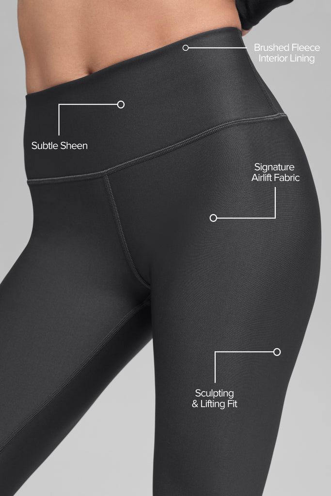 Airlift Winter Warm High-Waist Legging - Anthracite | ALO