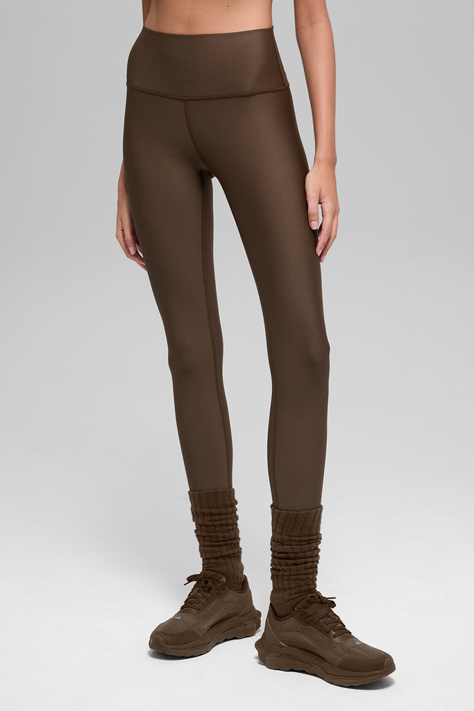 Airlift Winter Warm High-Waist Legging - Espresso | ALO