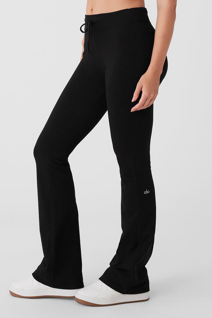 Sway Bootcut Sweatpant Black Alo Yoga