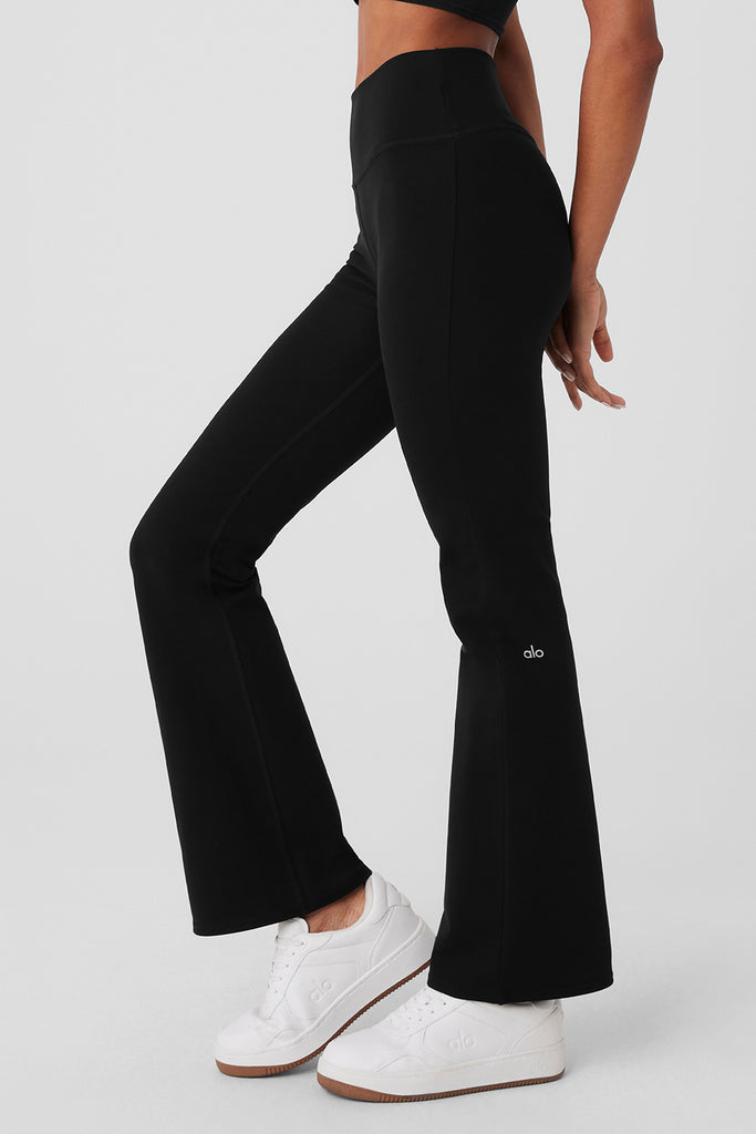 Alo Yoga® high-waist catch the vibe flare legging - black