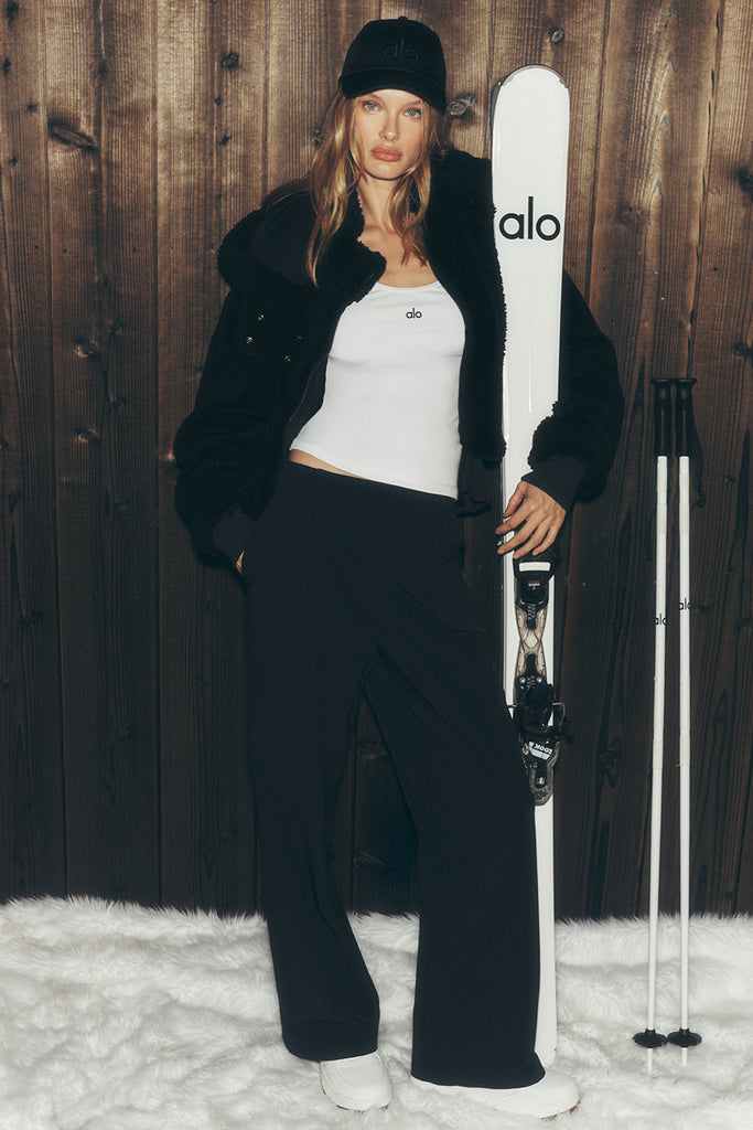 ベリーダンス alo Suit Up Trouser (Long) - Black Suit Up Trouser (Long) - Black | ALO