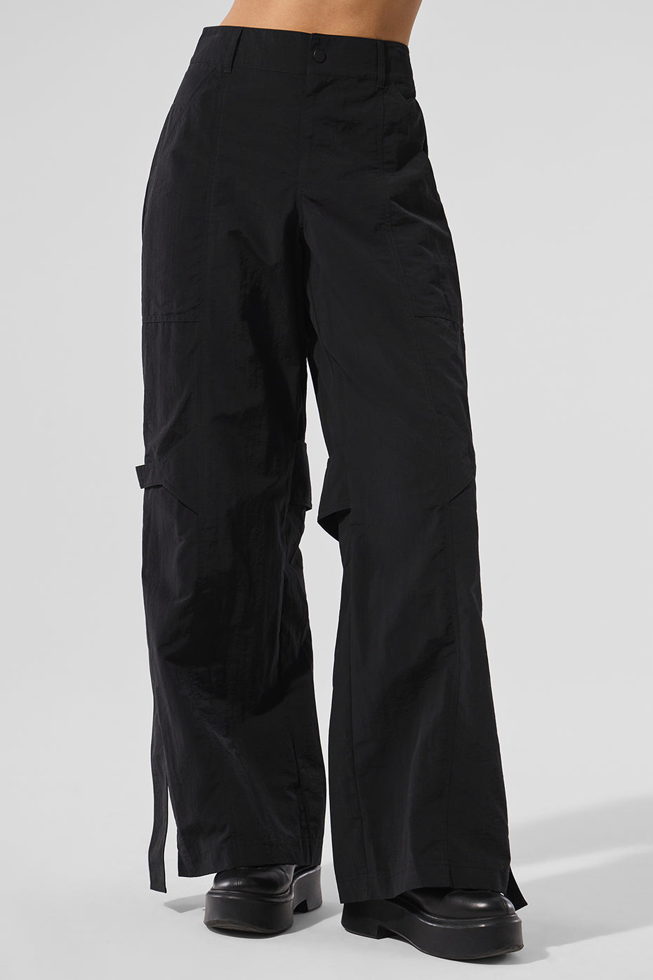High-Waist Voyager Trouser - Black | ALO