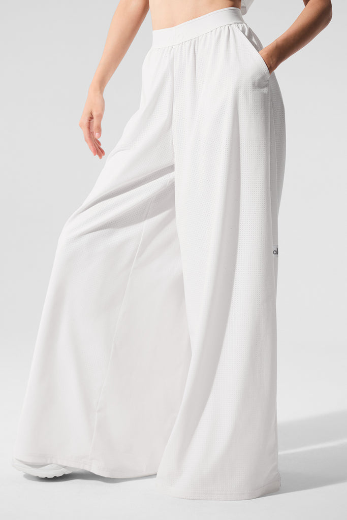Mesh Mirage Trouser - White | ALO Mesh Mirage Trouser - White | ALO