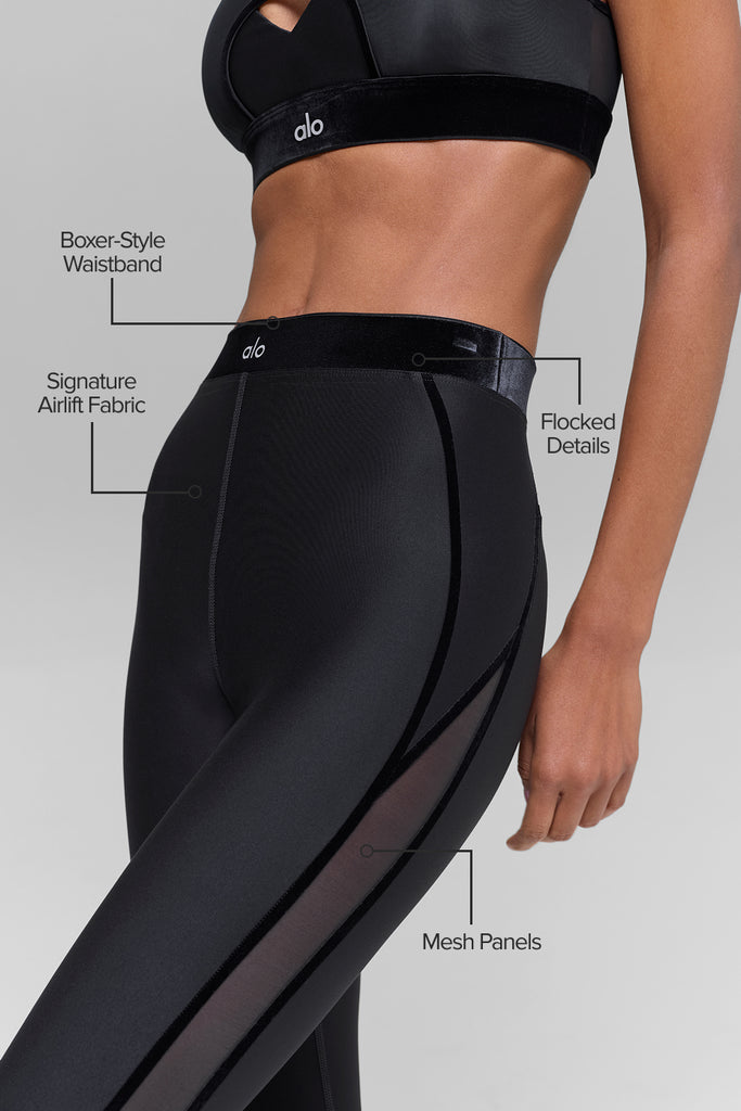 Airlift High-Waist Moonlight Legging - Black | ALO