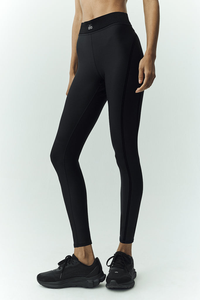 Airlift Line Up Mirage 7/8 Legging - Black | ALO Airlift Line Up Mirage 7/8 Legging - Black | ALO