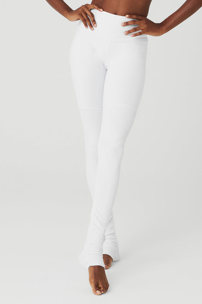 ALO Yoga, Pants & Jumpsuits, Lcouture White Leggings Alo Yoga Style