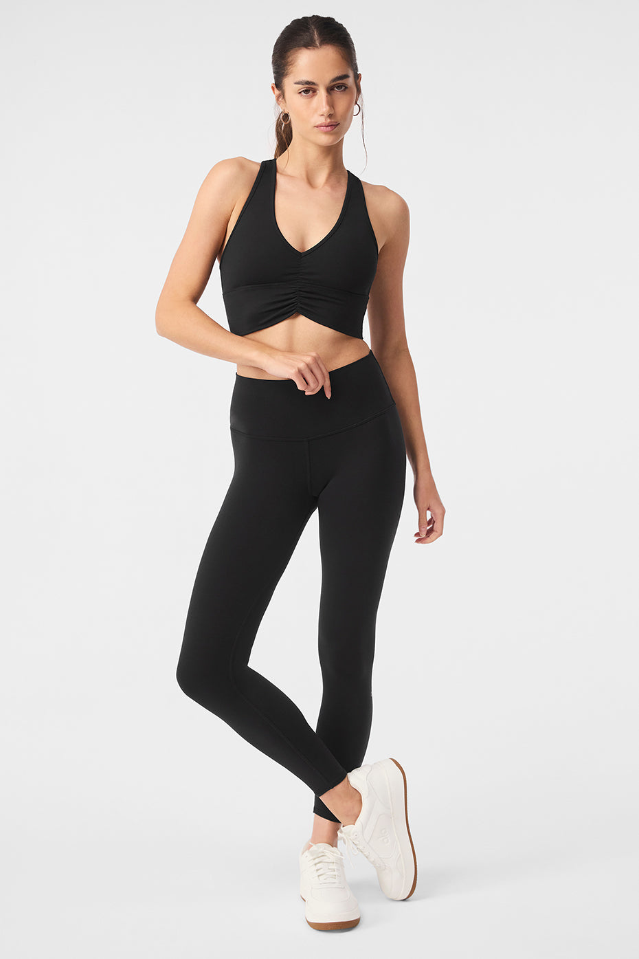 A Fun Set: Alo High-Waist Airbrush Legging and Real Bra Tank, 45 Essential  Workout Pieces You Can Score on Sale This Presidents' Day