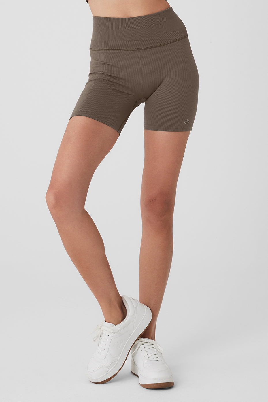 Seamless Ribbed Favorite Short - Olive Tree