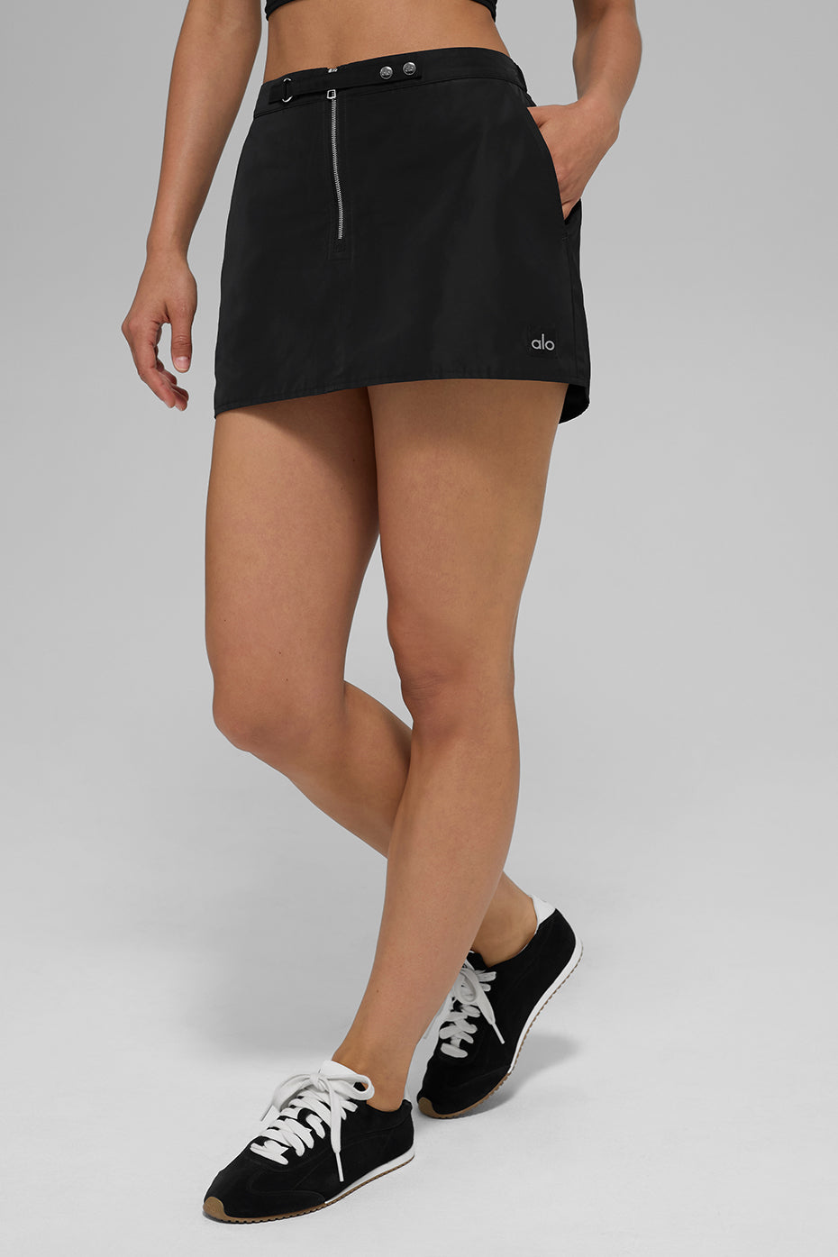 Work It Mini Skirt - Black | ALO