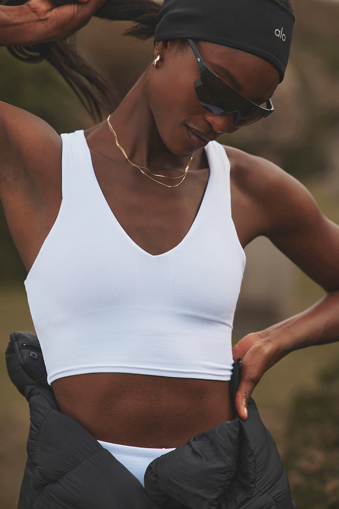 A Bra Tank: Alo Airbrush Real Bra Tank, Don't Miss Out on These 75 Fitness  Deals, All on Sale For Cyber Monday!