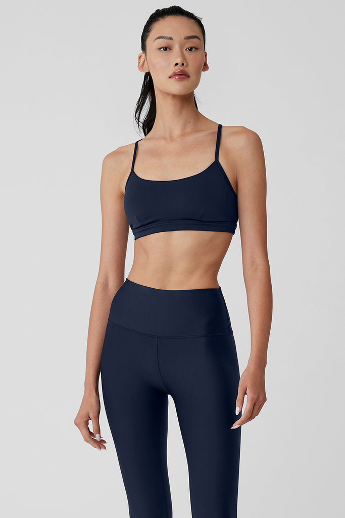 Buy Alo Yoga® Airlift Crescent Bra - Alo Blue At 39% Off