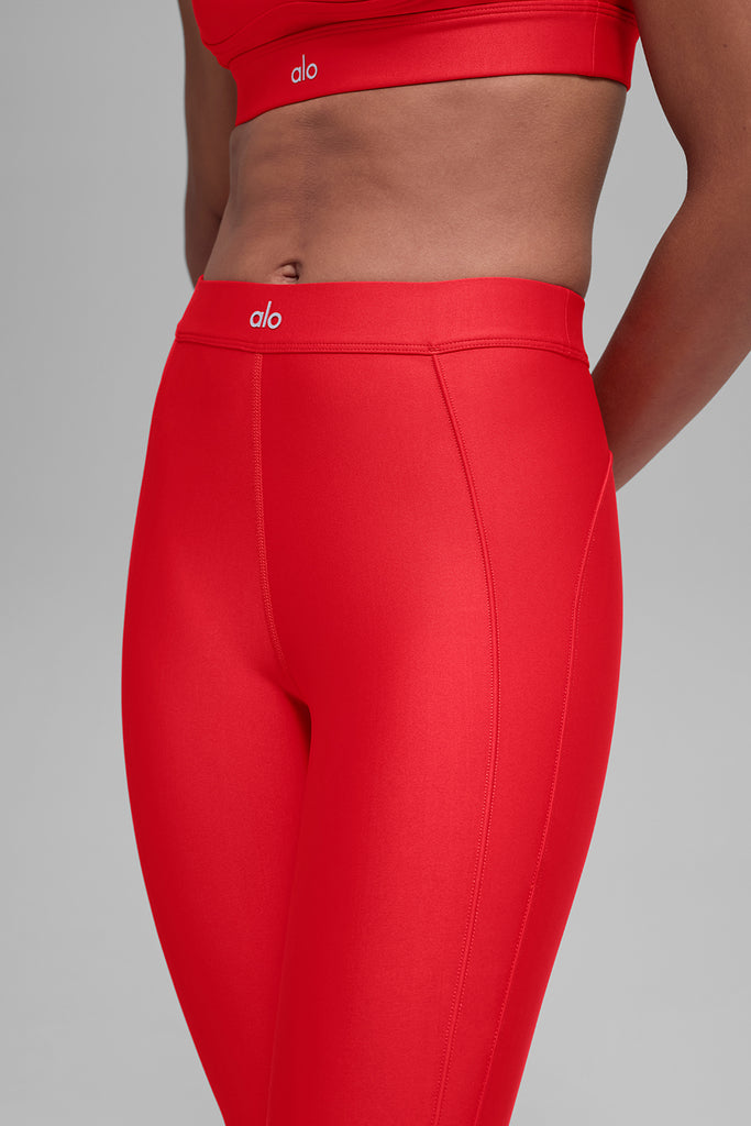 Airlift High-Waist Ignite 7/8 Legging - Bright Red | ALO
