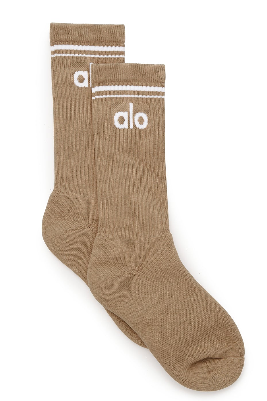 Unisex Throwback Sock - Gravel/White | ALO