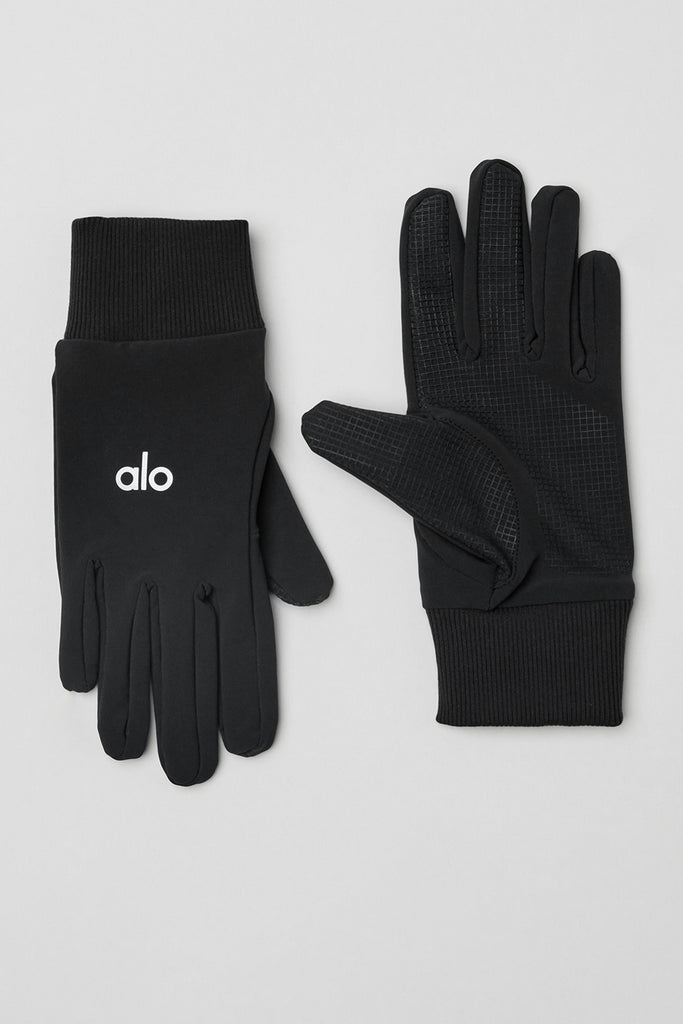 Midweight Performance Glove Black Alo Yoga