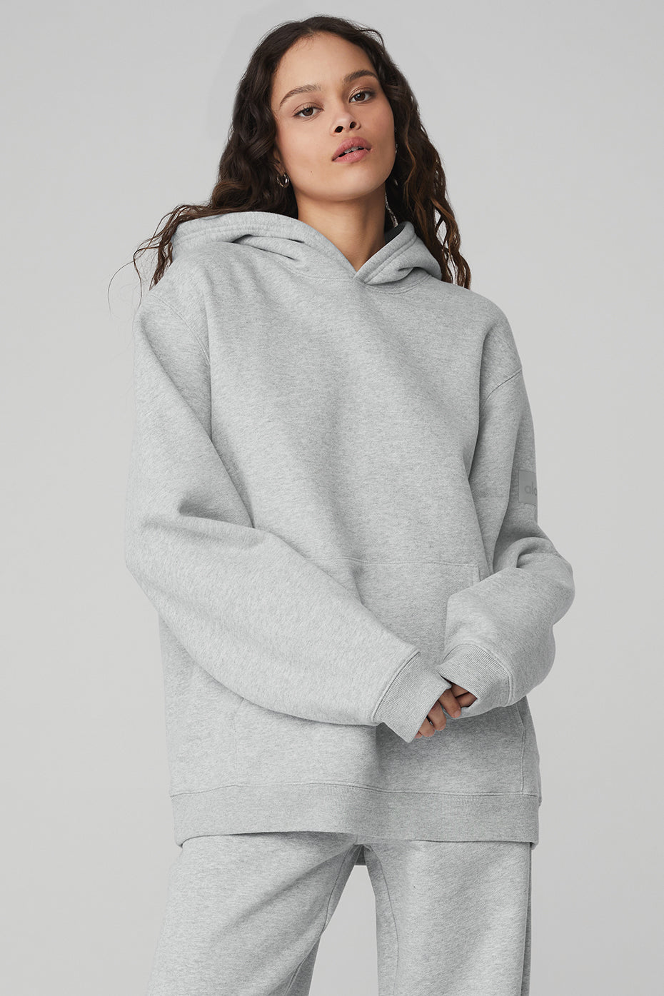 Renown Heavy Weight Hoodie Athletic Heather Grey Alo Yoga, 47% OFF